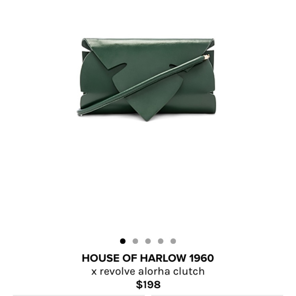 House of Harlow 1960 Alorha Clutch